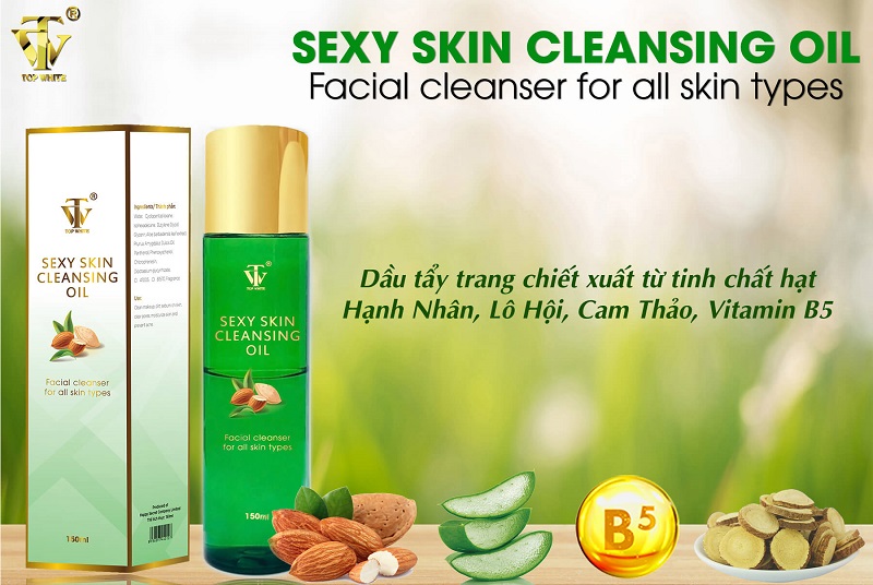 Top White Sexy Skin Cleansing Oil 